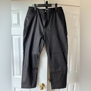 Studio Nicholson (NWT) Bill Narrow Leg Pant Black Selvedge Denim